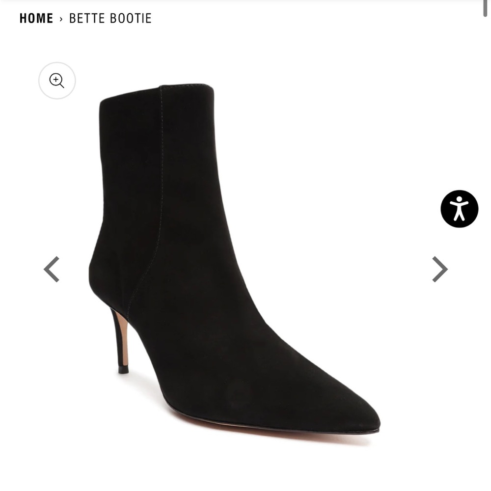 Schutz Black Bette Bootie